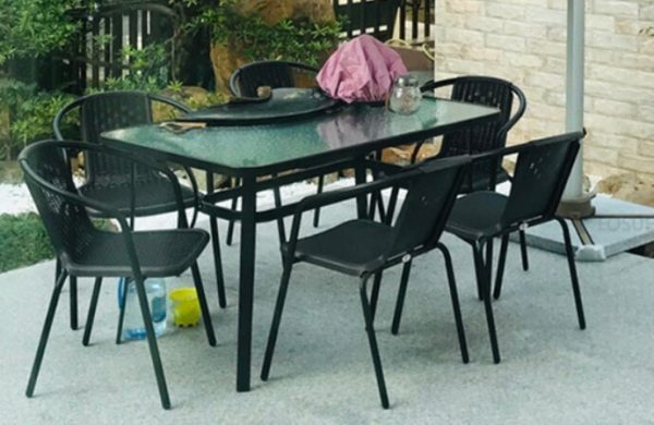 Nordic Garden Furniture Set Outdoor Garden Tables and Chairs
