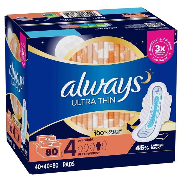 Always Pads Value pack made in USA