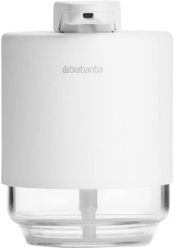 Brabantia Mindset Hand Soap Lotion Dispenser: Stylish & Functional (200ml, Mineral Fresh White)