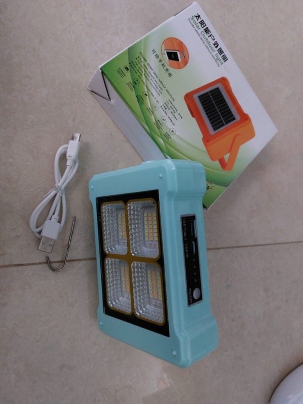 DPLIGHT F15-500 Portable Solar Outdoor LED Light - Reliable Emergency and Outdoor Lighting (Small Size)