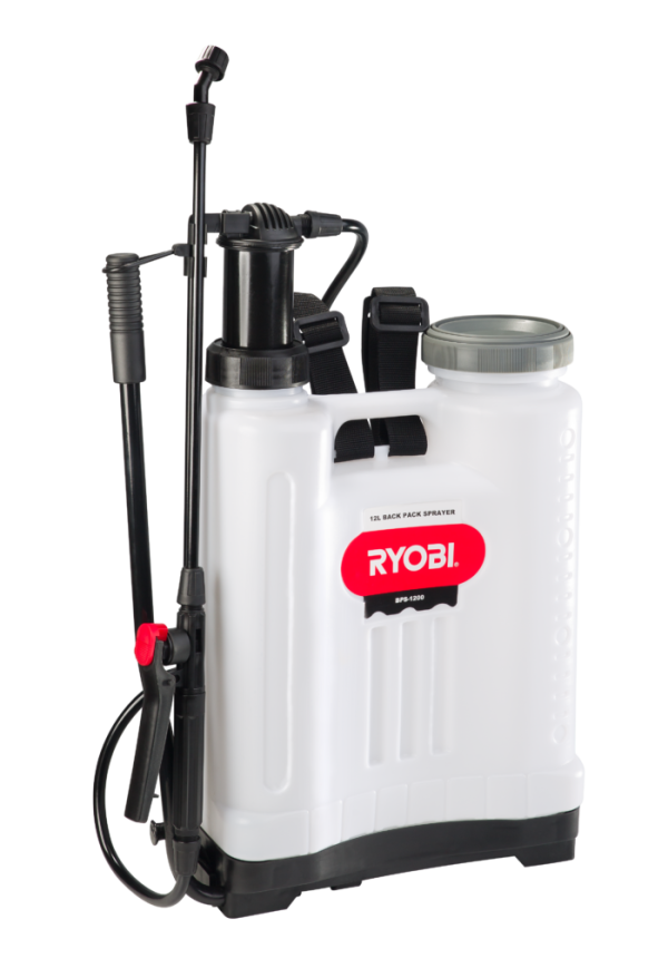 Garden Sprayer | Ryobi BPS-1200, 12L Backpack Sprayer, Adjustable Nozzle