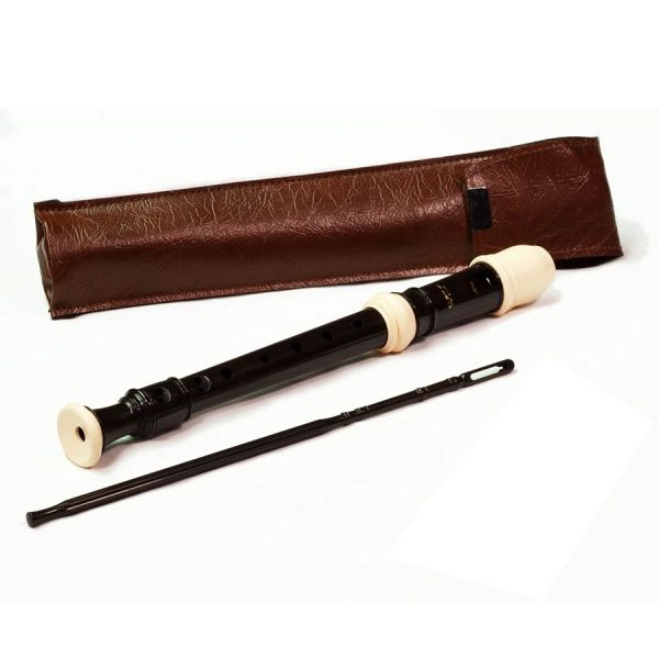 Alto Recorder With Zipped Botton Case With Cleaning Stick