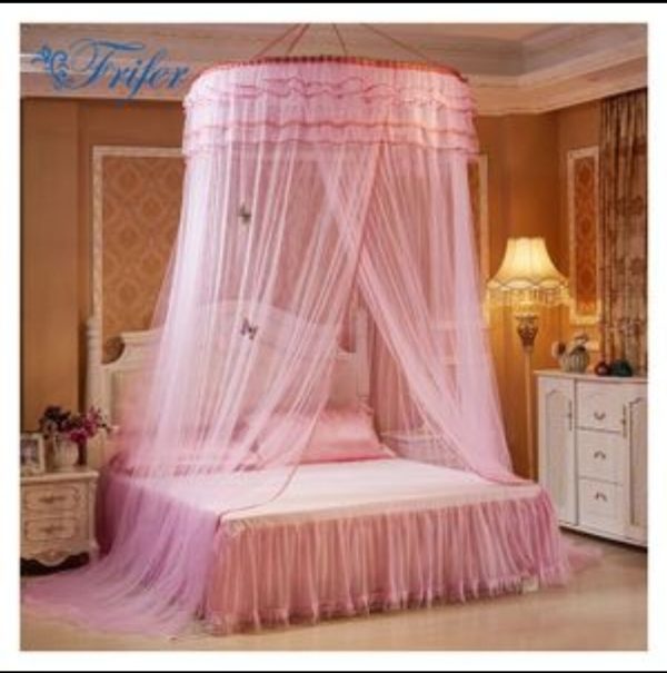 Nunix Round mosquito net with open and close rails