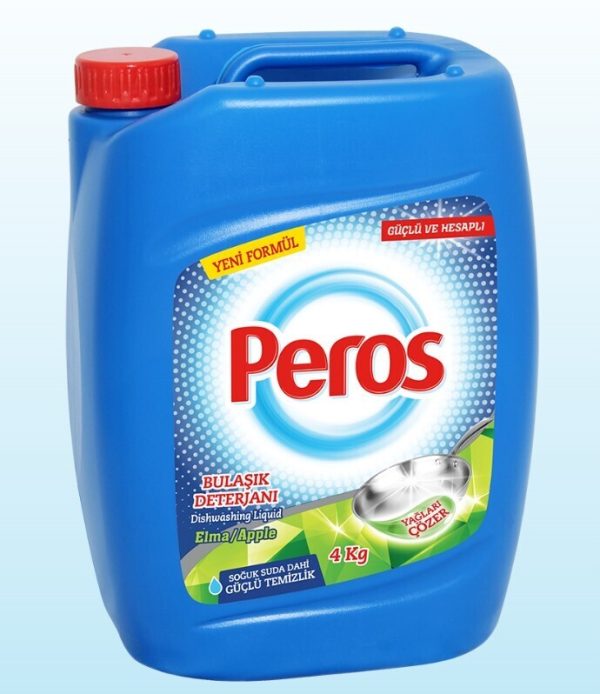 Peros Dish Washing Liquid - Apple Scent 4 Litres