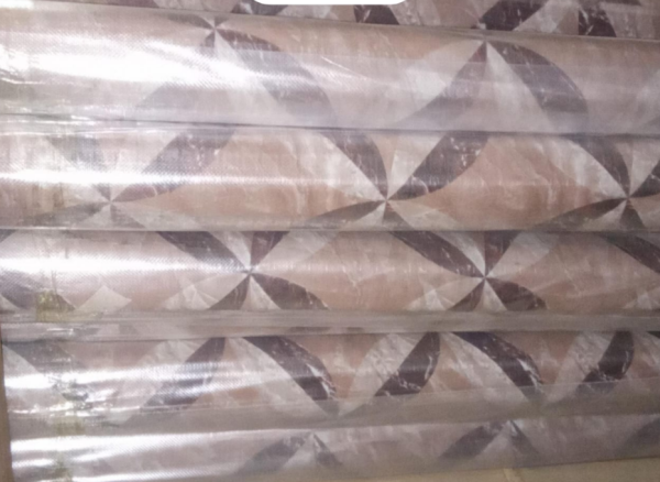PVC Carpet Roll - 30m, Code 6008 - Floral Design