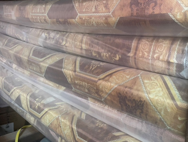 PVC Carpet Roll - 30m, Code 6010 - Floral Design