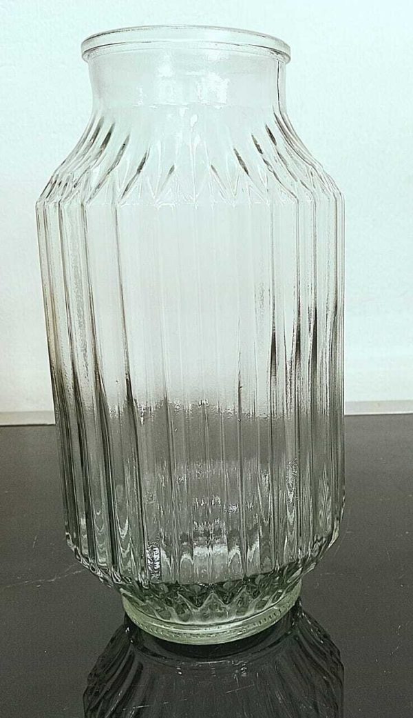 Simple Transparent Glass Vase Restaurant Shop Table Bar Decorative Vase Flower Arrangement Water Plant Vase Home Vase Ornaments Practical and...