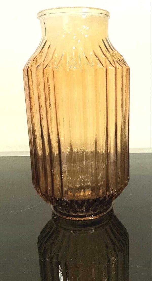Simple Transparent Glass Vase Restaurant Shop Table Bar Decorative Vase Flower Arrangement Water Plant Vase Home Vase Ornaments Practical and...