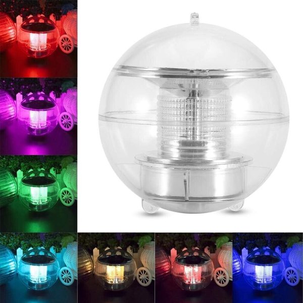 Solar Floating Light 11 cm - Color Changing LED, Waterproof