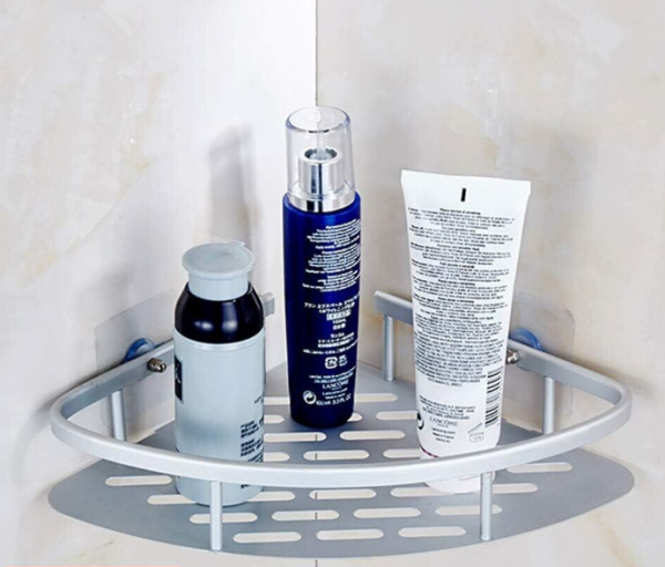 Sterling Aluminium Bathroom Shower Corner Organizer SUS304 Stainless Steel Shower Caddy Corner Basket Shelf Bathroom Organizer Wall Mounted Storage