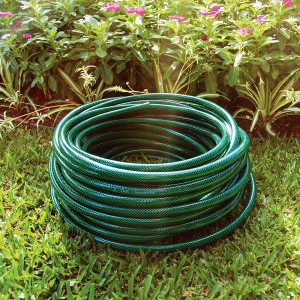 Tramontina 30m Flex Garden Hose with Free Thread Connectors and Sprayer 79172/300