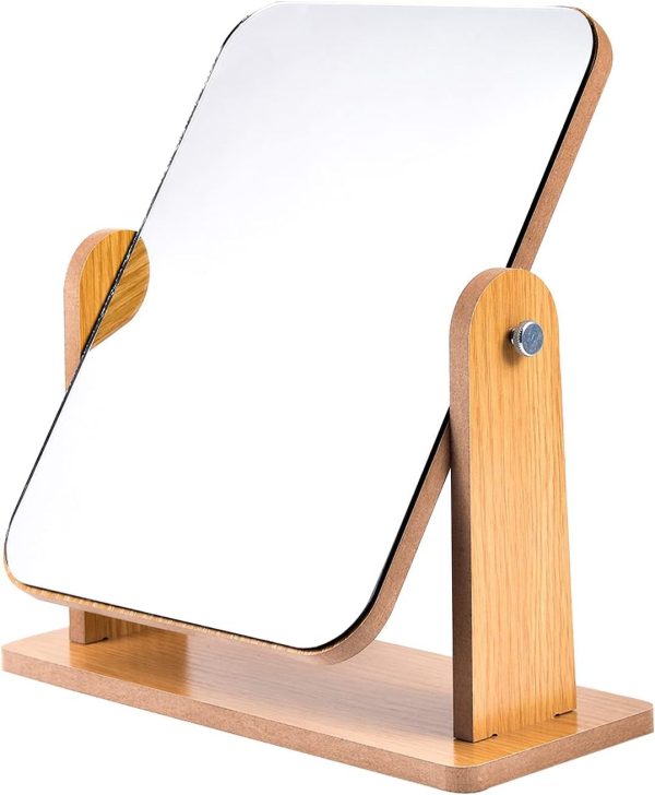 Vanity mirror 14x20cm Make up mirror-rotates 360